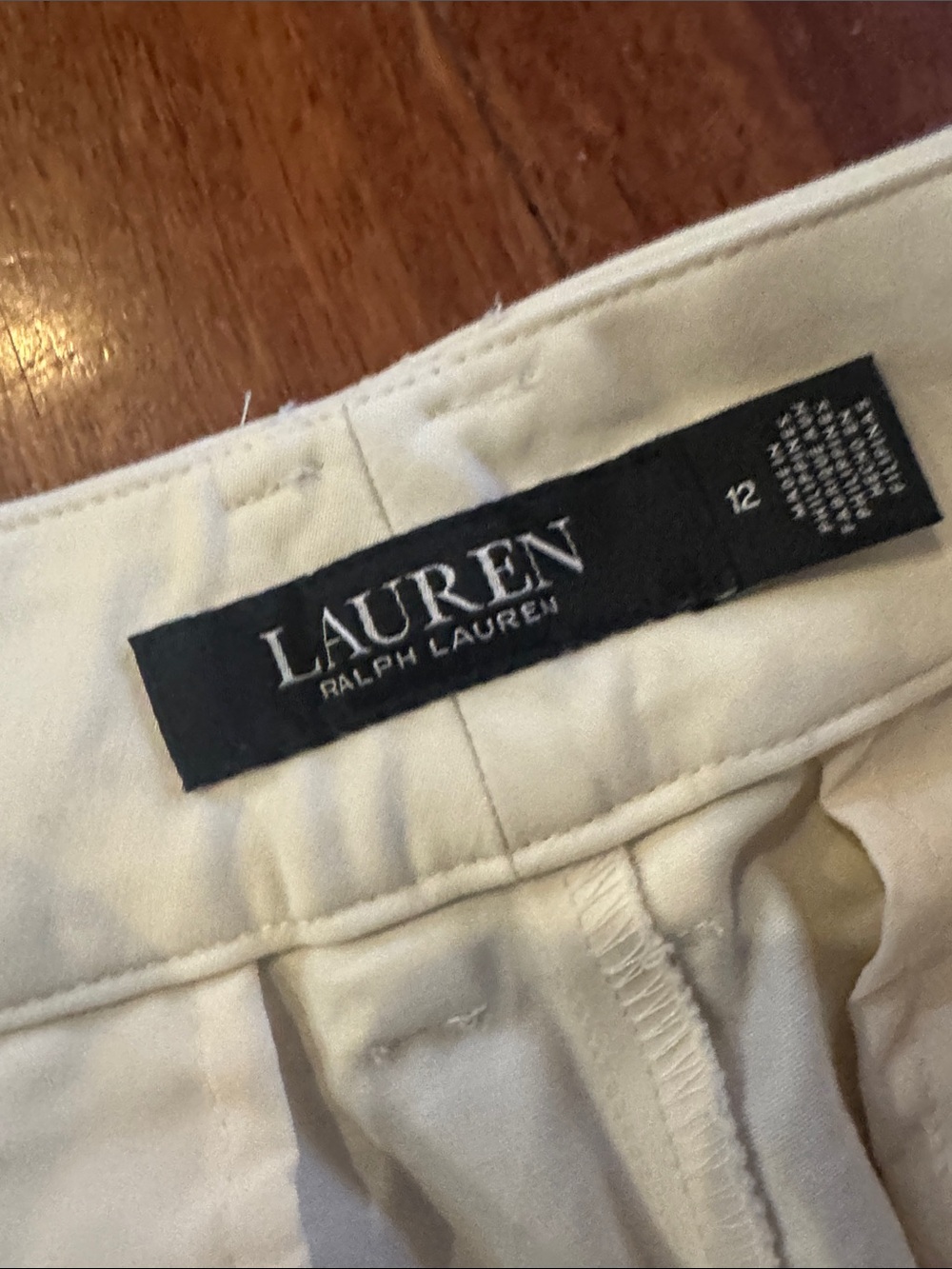 Ralph Lauren Cream High-Rise Wide-Leg Pleated Pants - Picture 5 of 7